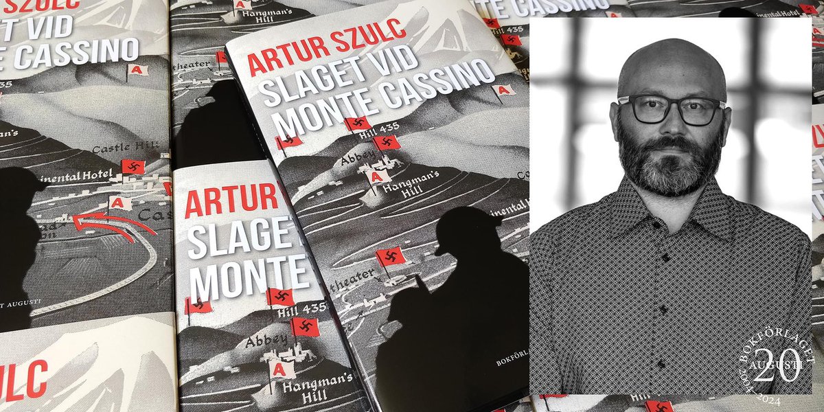 Nu är min bok ”Slaget vid Monte Cassino” (Bokförlaget Augusti) utgiven och köpbar!