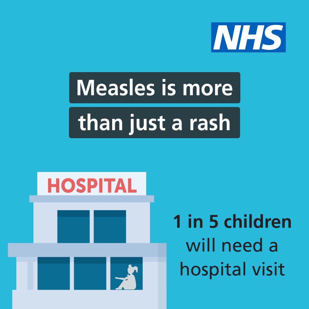You can get your measles immunisation at any age, but it's especially important for small children. Find out more: nhs.uk/conditions/mea…