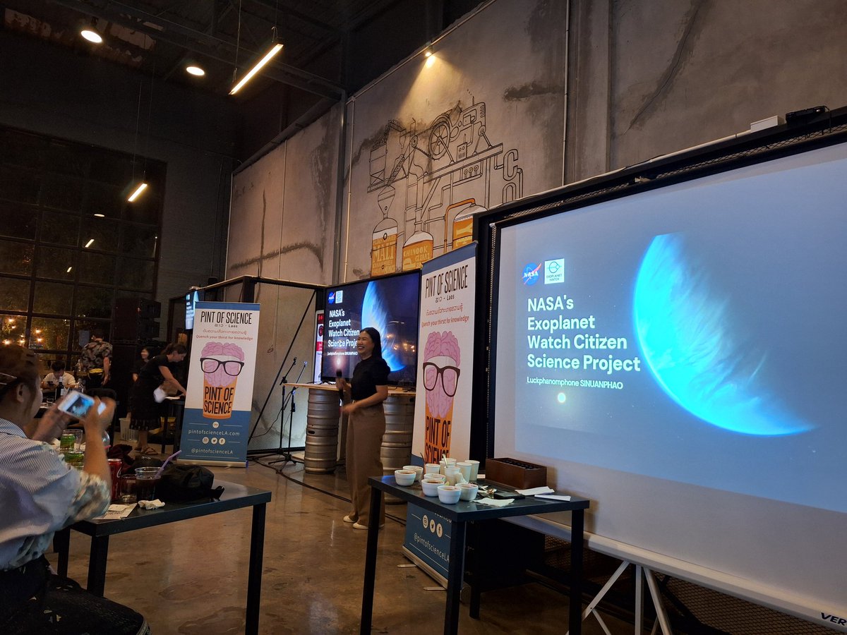 Pint of Science LA (@pintofsciencela) on Twitter photo Final talk at #pint24 #vientiane #laos on Exoplanet Watch by Luckpanomphone Final talk at #pint24 #vientiane #laos on Exoplanet Watch by Luckpanomphone