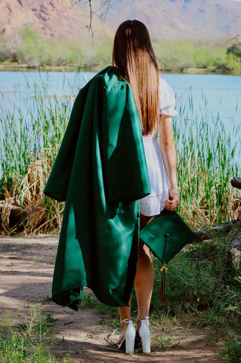 🎓🌟 Overflowing with pride as my daughter steps into a bright future. Next week, she turns her tassel, marking not just a graduation, but the beginning of her next great adventure. The world is yours to conquer baby girl! 💚🤍#ProudParent #BrightFuture #2024Graduation