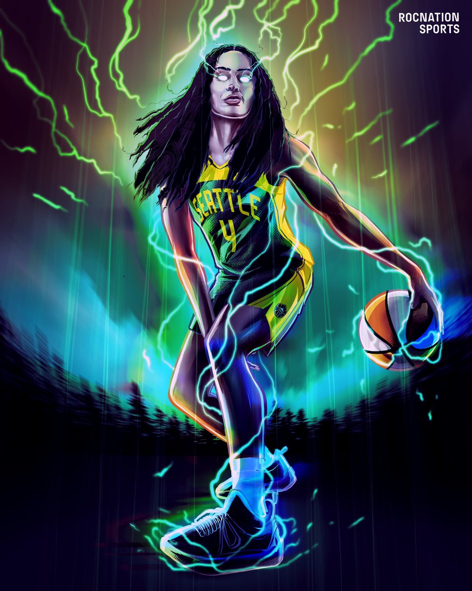 Stormy Sky Season: Activated ⛈️🔋 @SkyDigg4 | @seattlestorm | #WNBA