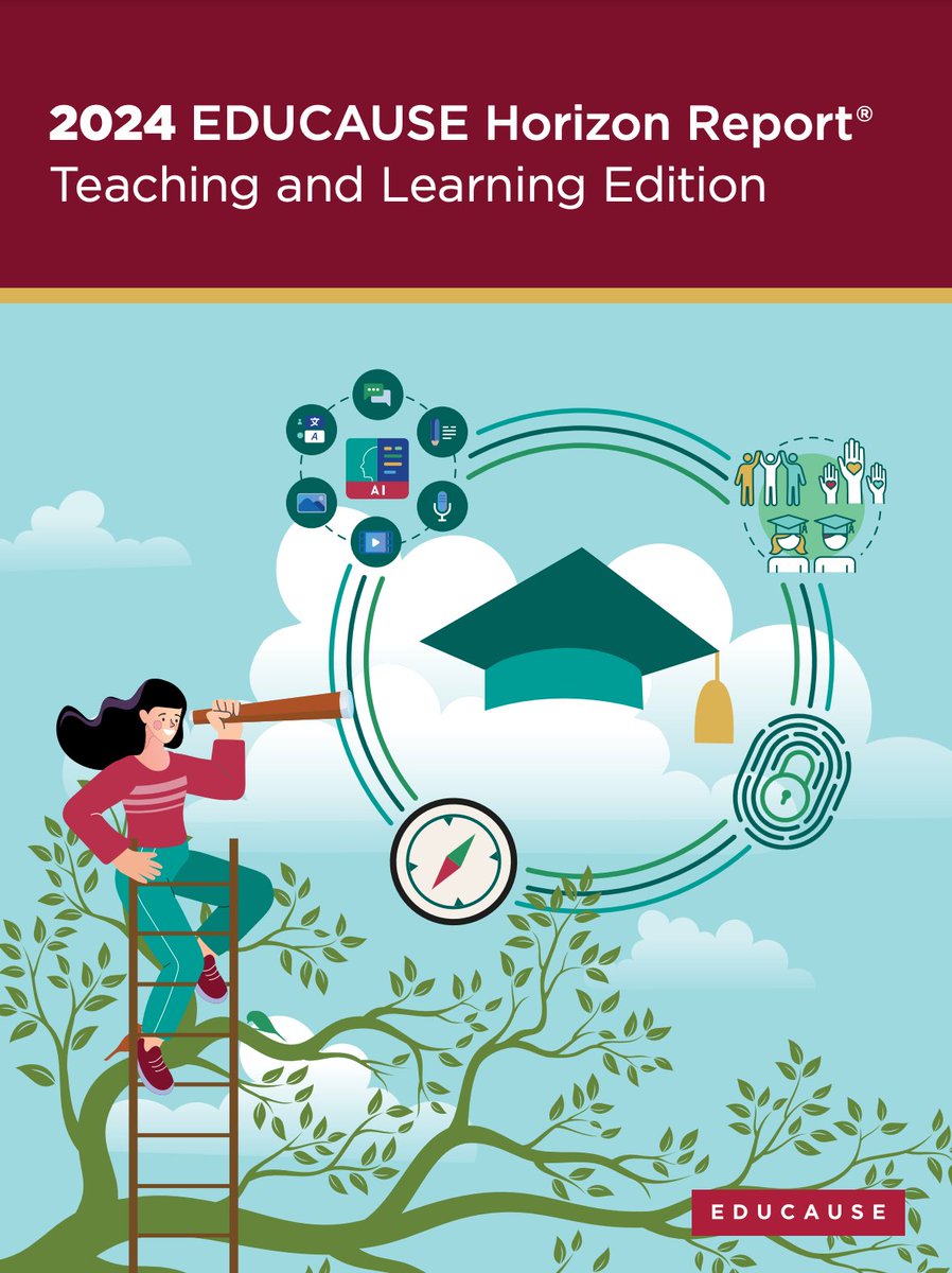 JUST RELEASED: 2024 @Educause Horizon Report: Teaching and Learning Edition Now Available Online ow.ly/3NYx50RENne #education #edtech #infotech