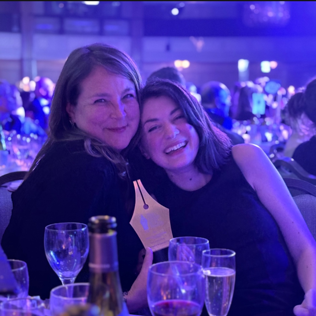 Norah and I are SO PROUD to be Agent of the Year. Sadly we won’t be awarded Speech of the Year but good to keep our ballooning egos in check anyway. Candid #Nibbies photo courtesy @JonnyGeller, delirious smiles elicited by our amazing team @CBGBooks, the loudest table in the room