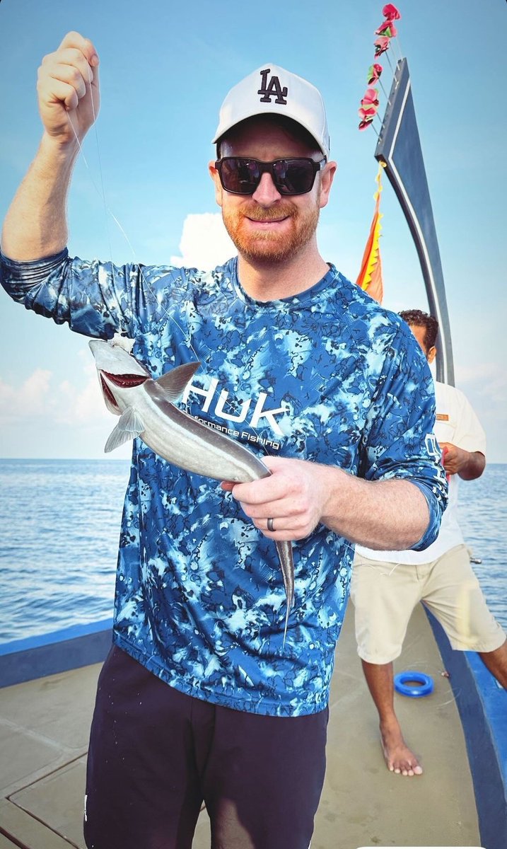 Our Henrich Klaasen and Aiden Markram enjoyed their time in Maldives with some fishing. 

#OrangeArmy #SunrisersHyderabad