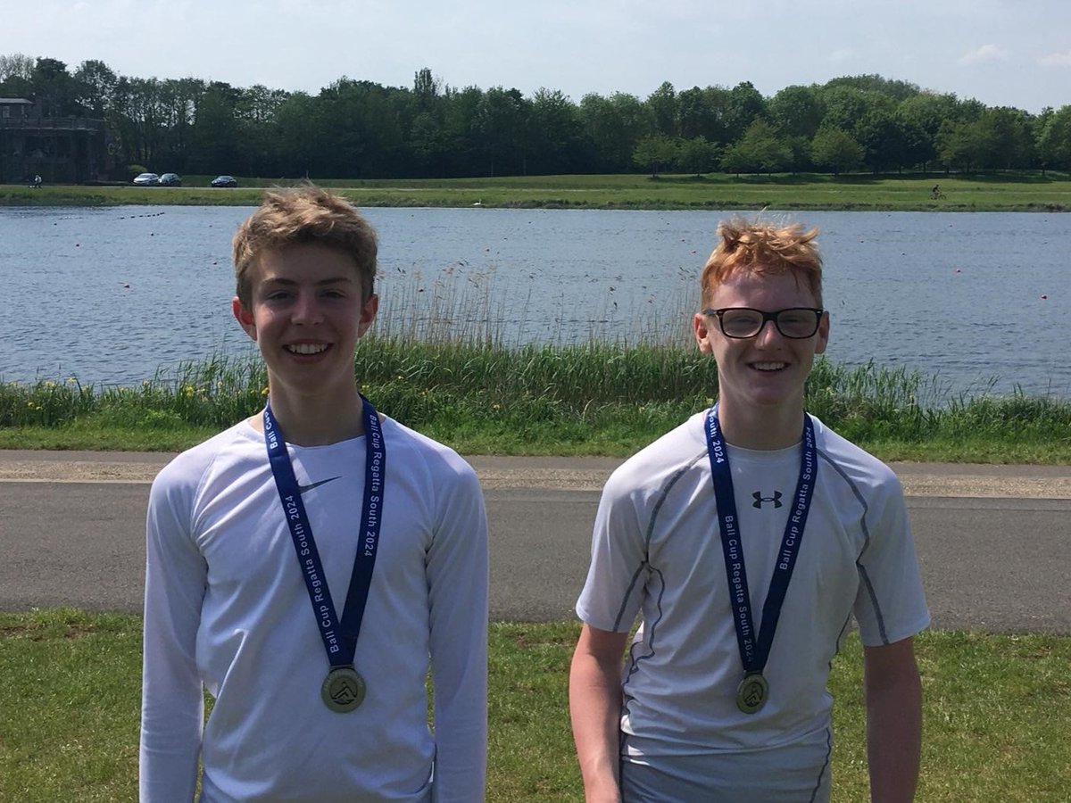 Congratulations to Cyrus (Fifth Form) and his teammate Hugo, who took second at the Ball Cup Regatta in the J14 doubles race last weekend🚣‍♂️ Well done boys! 👏