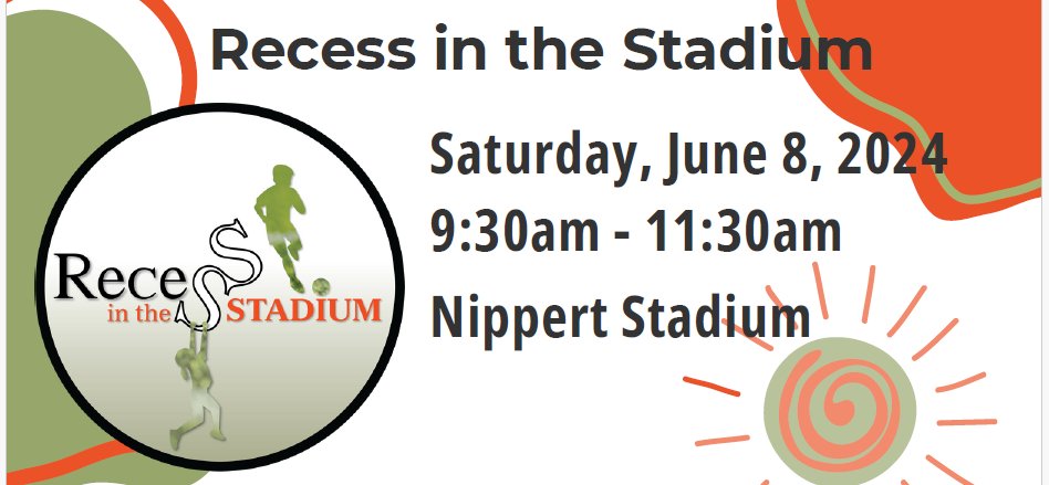 📣 Recess in the Stadium, Free Event! 📅 Saturday, June 8, 2024 from 9:30-11:30 am ➡️Click here to learn more: 5il.co/2ljns