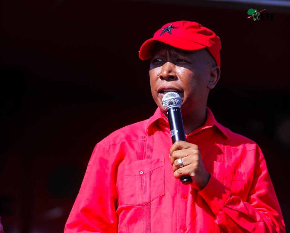 President @Julius_S_Malema addressing the EFF community meeting in Mthatha. President says this thing of black majority, and Africans in particular, being the numerical majority, yet continue to be the economic minority, living under difficult conditions and perennially begging…