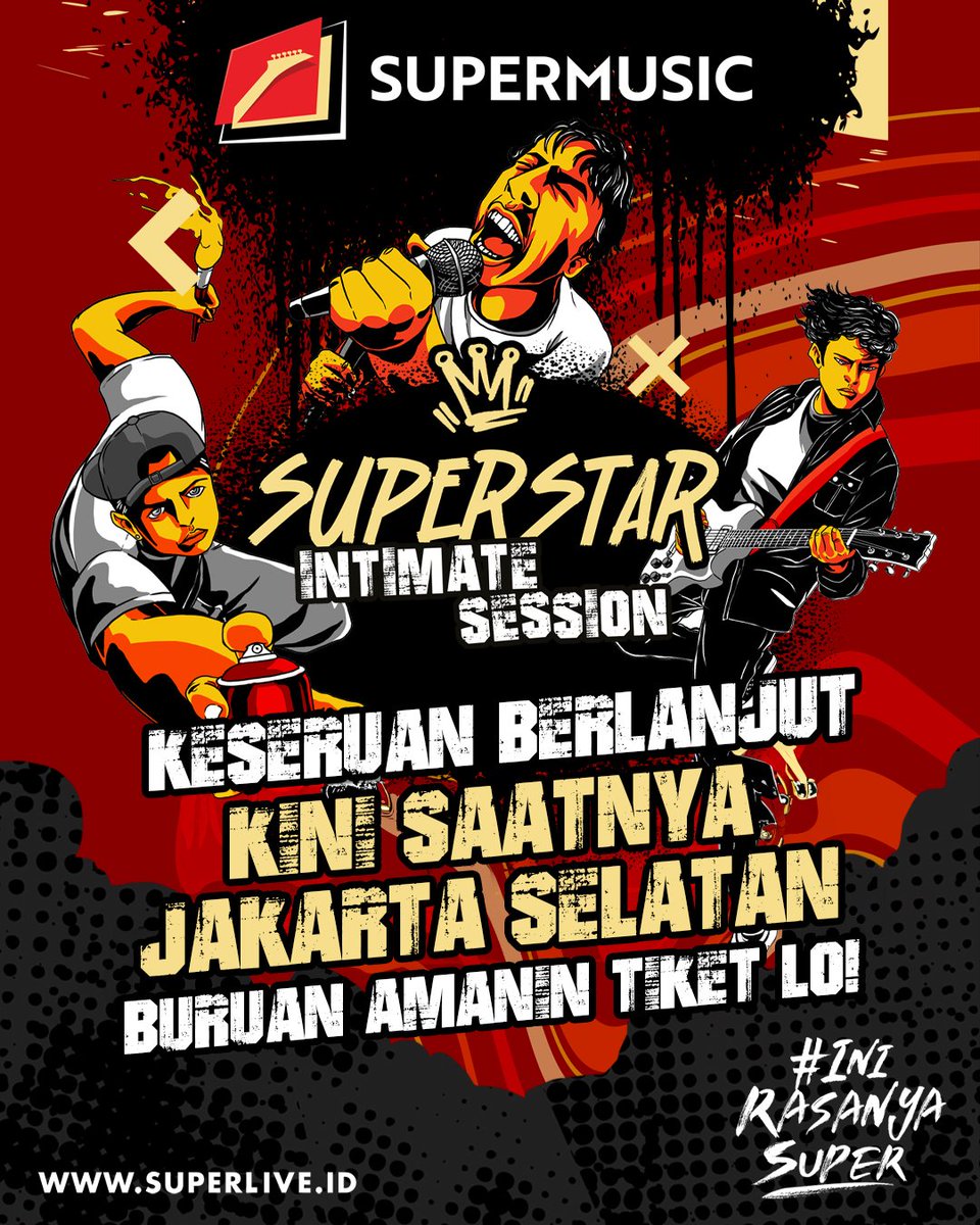 Jebolan Supermusic Superstar 2022 @noonradar_ juga bakal ikut ngeramein Superstar Intimate Session di Jakarta Selatan besok! Siap-siap kita nyanyi bareng, Superfriends!

#INIRASANYASUPER
#SUPERLIVE
#SUPERMUSIC
#SUPERSTARINTIMATESESSION