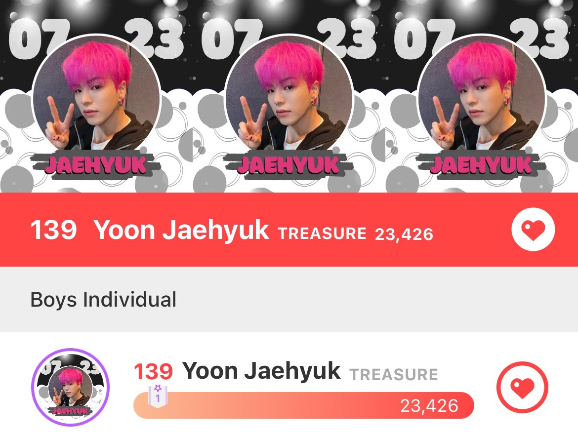 [🗳️] CHOEAEDOL DAILY We are currently at rank 139 🌟 DO NOT BREAK BANNER! Vote directly on the community for Yoon Jaehyuk. Collect ever hearts for his charity fair & we also have an on-going AD FAN SUPPORT, drop your diamonds for YJH! #윤재혁 #YOONJAEHYUK @treasuremembers