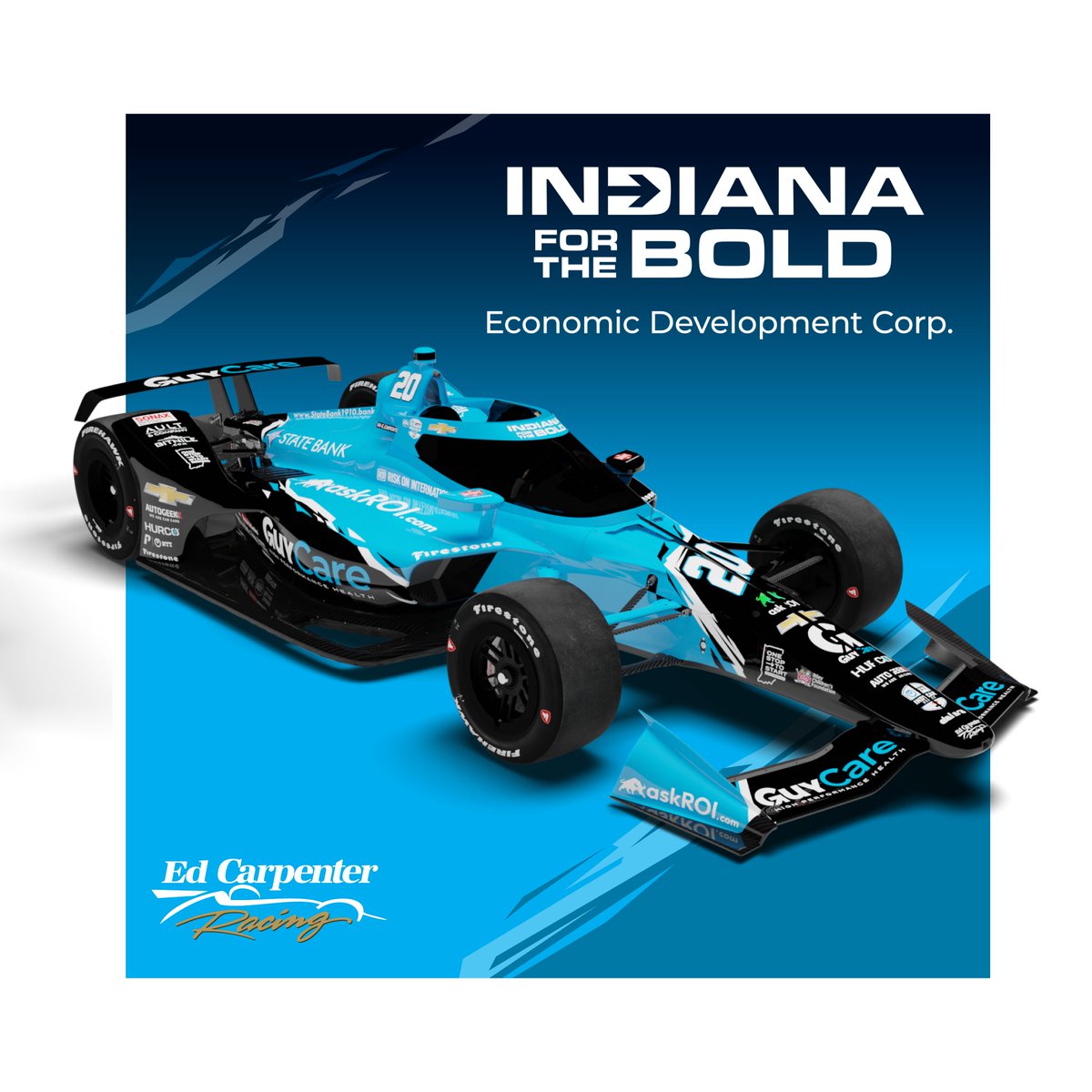 That’s one bold livery! We can’t wait to cheer on Indiana entrepreneur @ECRIndy in the #Indy500! 📢NEWS: @EdCarpenter20 will race under our “Indiana For The Bold” banner as Ed Carpenter Racing joins with IEDC for the #Indy500. ➡️ iedc.in.gov/for-the-bold