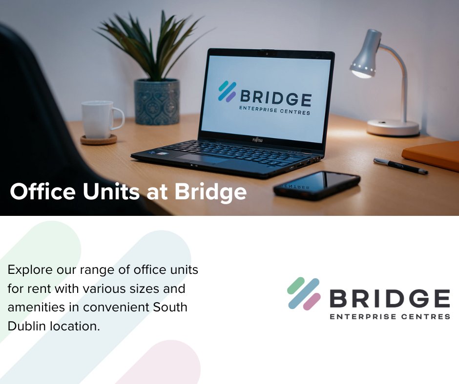 Free Parking, Meeting Room Access, Post Box Service, Manned Reception & an Enterprise Centre Community. These are just some of the perks when you become a member at Bridge Enterprise Centres.

#dublinoffice #enterpriseireland #localenterprise #officetorent