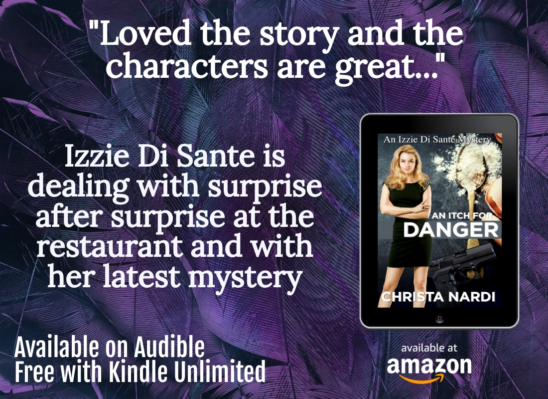 Izzie Di Sante, reluctant restauranteur with a passion for investigative reporting, loves a challenge but not so many on the menu at once. She needs to find the killer's recipe for murder. #cozymystery #KindleUnlimited
amazon.com/dp/B0BYYGFXN2