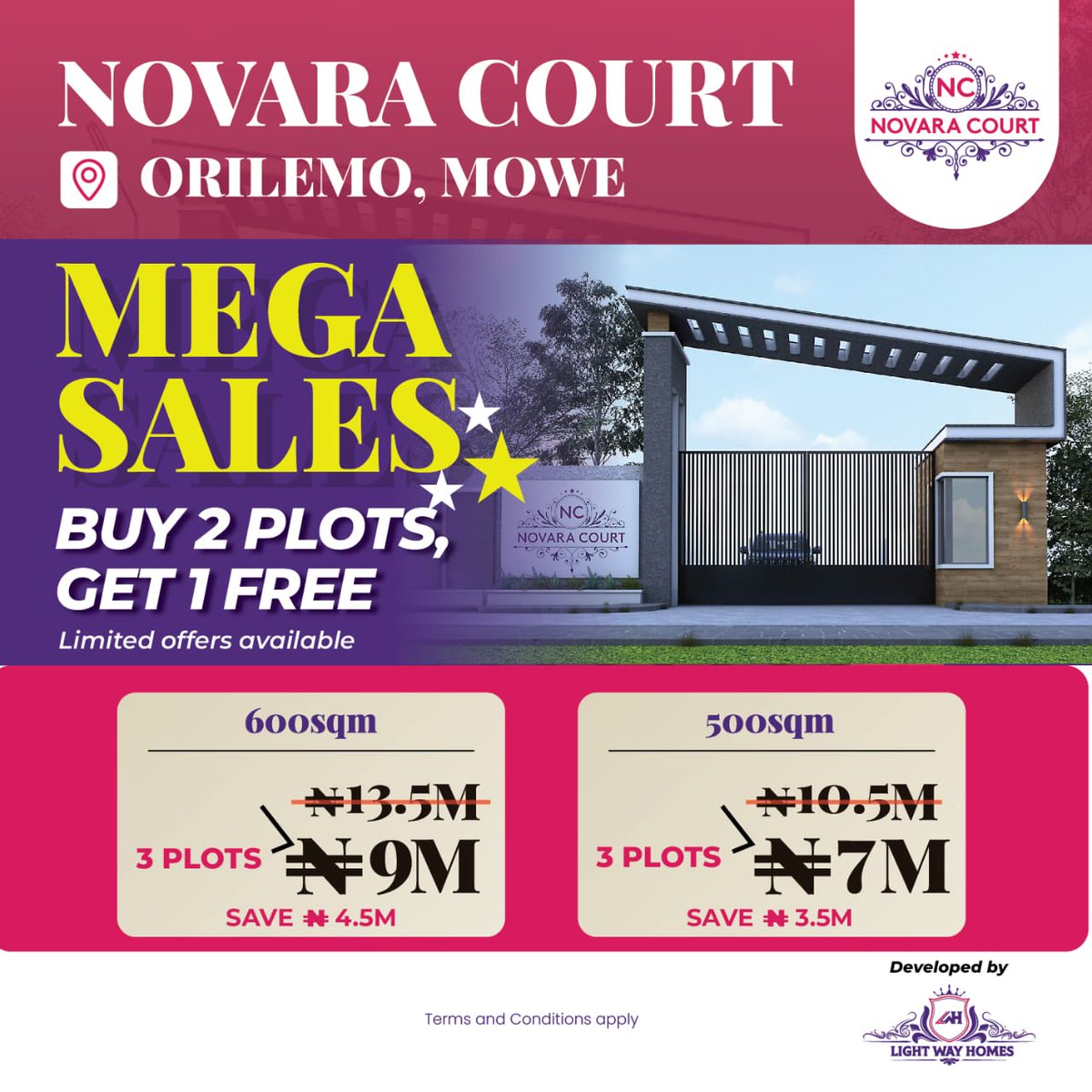 Buy service plots with ease at Orilemo Mowe, with initial deposit of 200k. You can begin your journey of owing a land and become a home owner, located in a fast developing area of mowe ofada axis, good for investment with proximities to modern facilities. DM for more information.