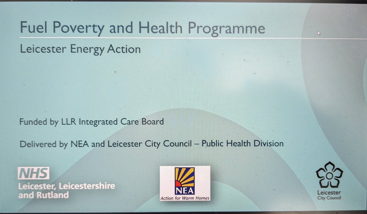 Fuel poverty is a contributing factor of #healthinequalities & more often than not impacts on the most vulnerable in our communities. Some great work to address fuel poverty being led by our local authority partners across Leicester.