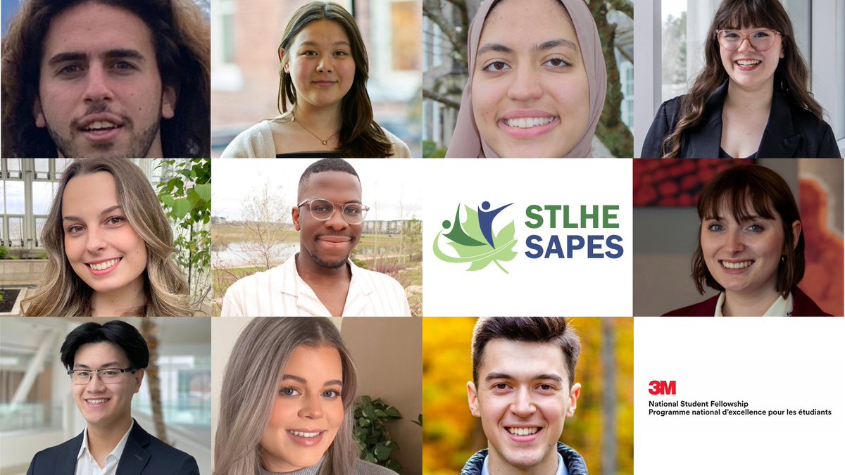 Congratulations to these 10 dedicated university students for being awarded the 2024 #3MNSF:
🏅Patrick Samaha
🏅Erin Richelle
🏅Nicholas Qiu
🏅Sara Pollanen
🏅Allison Pert
🏅Michael Lecchino
🏅Douye Igoniderigha
🏅Basmah Hendy
🏅Berry Genge
🏅Sonoma Brawley

@STLHESAPES <a href="/3M/">3M</a>