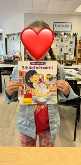 Our future Manor Park PS librarian?  #librarylove #booklove #ocdsblibraries
