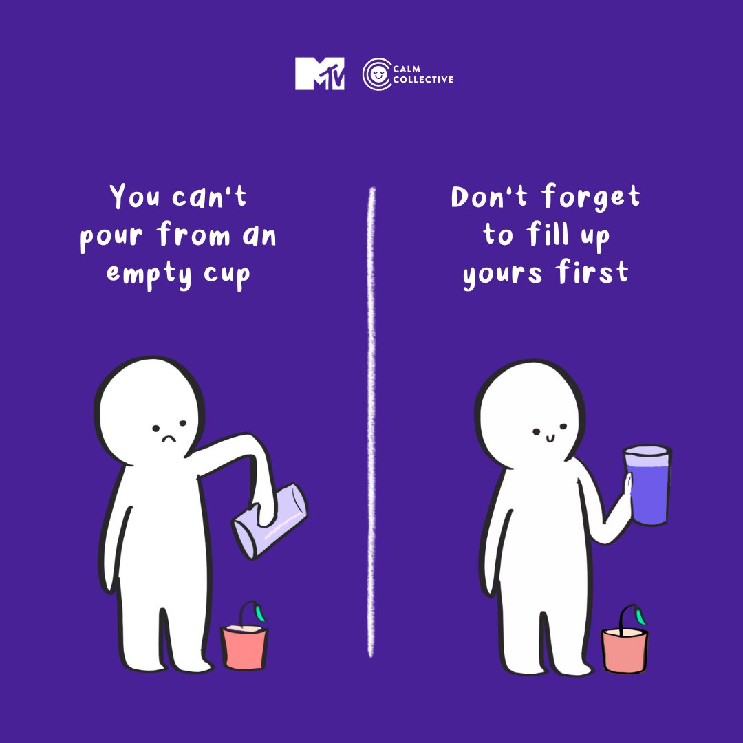 mtvasia's tweet image. Prioritize your well-being by filling your own cup first. You can't pour from an empty cup, so dedicate time to self-care and mental health. 💖 #SelfCare #MentalHealthMatters #ContentForChange #WellnessWednesday #MentalHealthAwareness