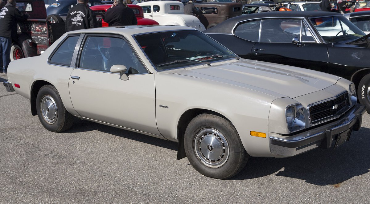 The Chevrolet Monza is a subcompact automobile produced by Chevrolet for the 1975 through 1980 model years. The Monza is based on the Chevrolet Vega, sharing its wheelbase, width, and standard inline-four engine. The car was designed to accommodate the GM-Wankel rotary engine,