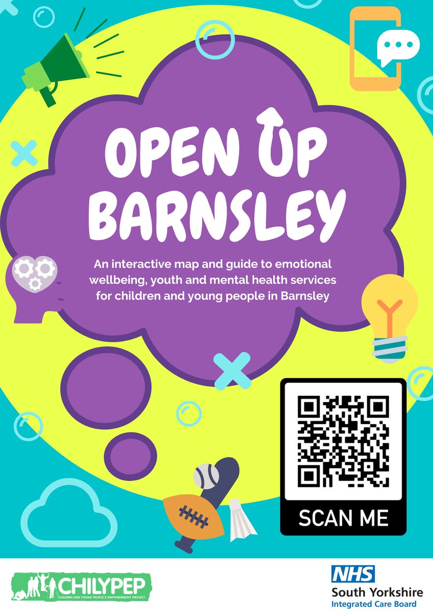 This Mental Health Awareness Week we want to spotlight our Mental health Resources. First up, our Open- Up- Directory, an interactive guide to mental health services in Barnsley. #mentalhealthawarenessweek chilypep.org.uk/open-up-direct…
