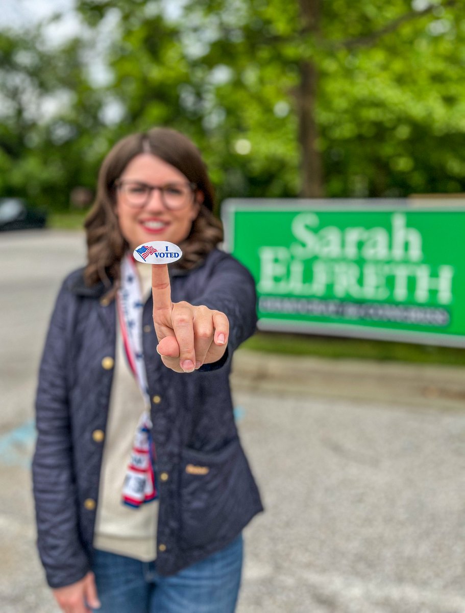 It's Election Day! I cast my ballot this morning. 
If you haven't already voted, you can drop off your mail-in ballot today or vote in person by 8 pm tonight. 
Thank you for all your support throughout our campaign. #MD03