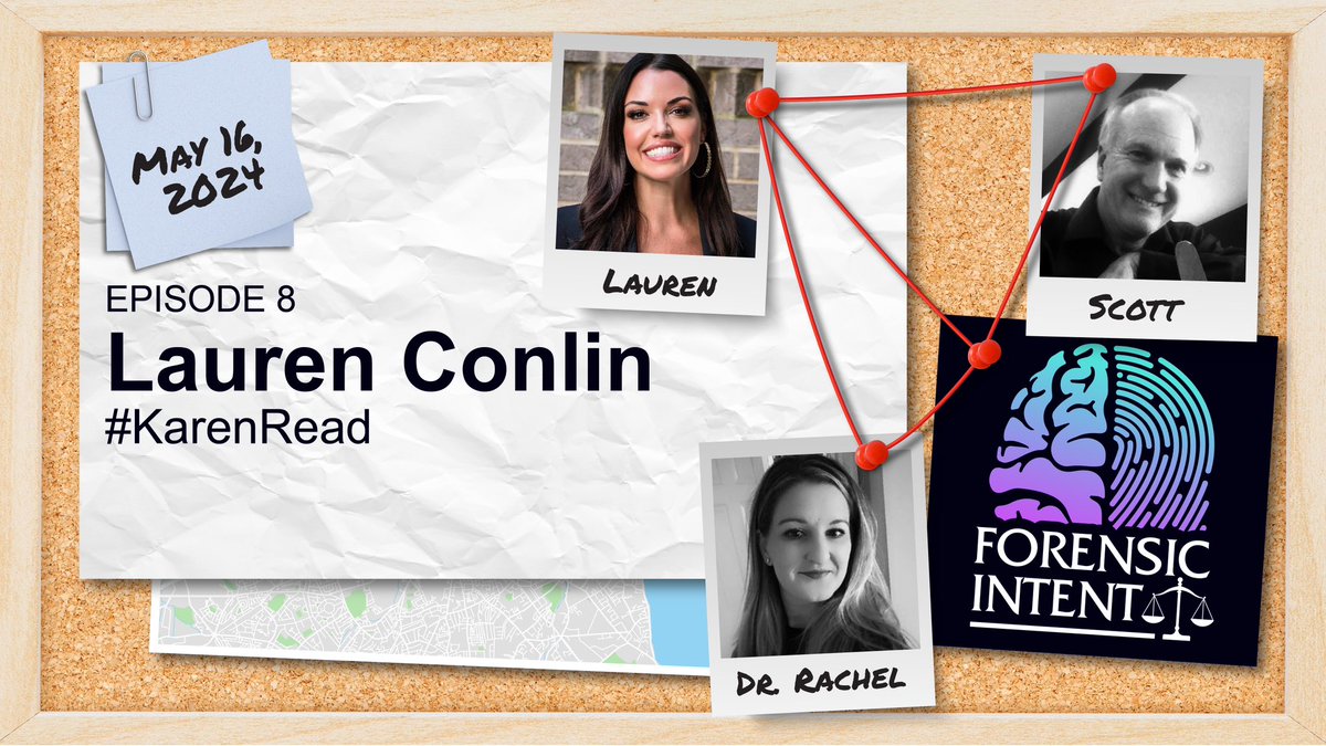 Let’s try this again… We are soooo excited to chat with the amazing @conlin_lauren on Thursday at 3 pm est to talk about #KarenRead #KarenReadTrial ! Join us live on our YouTube channel @forensicintent (link to come). Subscribe so you don’t miss a thing!! #truecrime #trials…