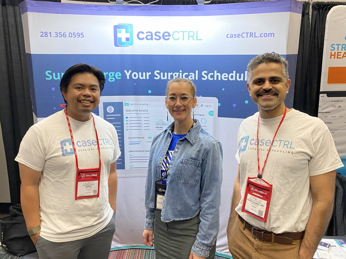 Our team had a blast at <a href="/AAOE_OrthoExec/">AAOE_OrthoExec</a> 2024 in beautiful #Chicago! Always great meeting new folks and having fun with our amazing CaseCTRL users!  #AAOE #AAOE2024