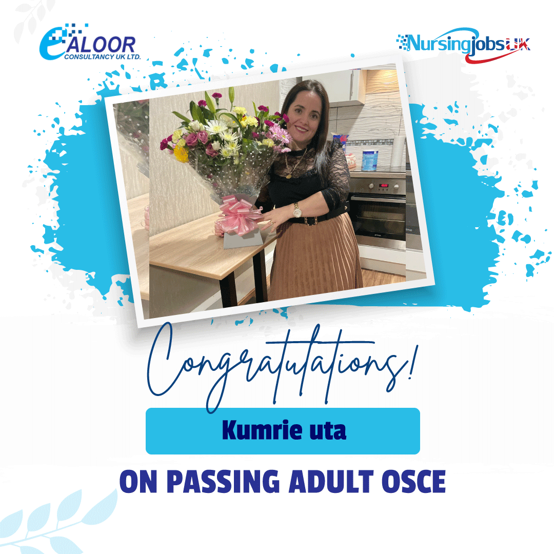 🎉 We're proud to congratulate Kumrie on your outstanding achievement in successfully passing the Adult OSCE exam!

#OSCESuccess #ProudMoment #Congratulations #OSCE