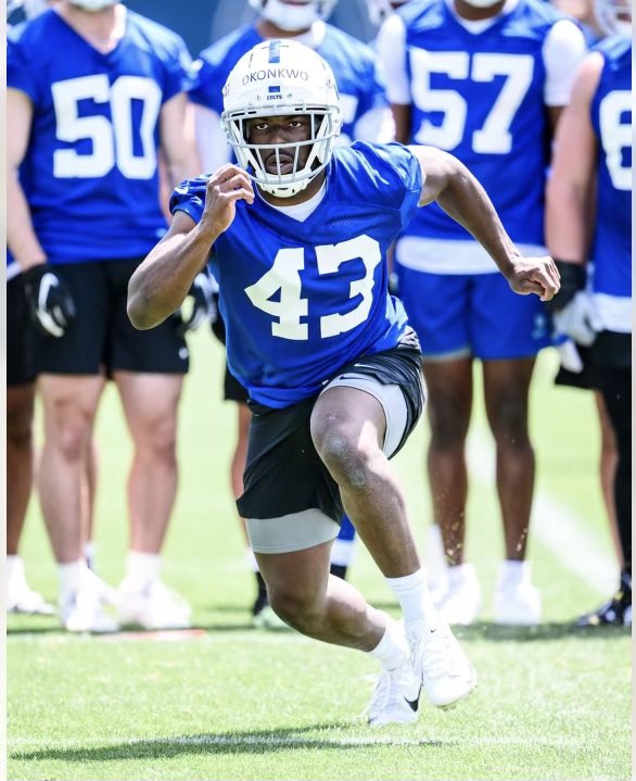 It was an honor to coach <a href="/dubie_boobie/">Dubem Okonkwo 🇳🇬</a>, a Bronco legend. He was invited to the Indianapolis Colts rookie mini camp.
