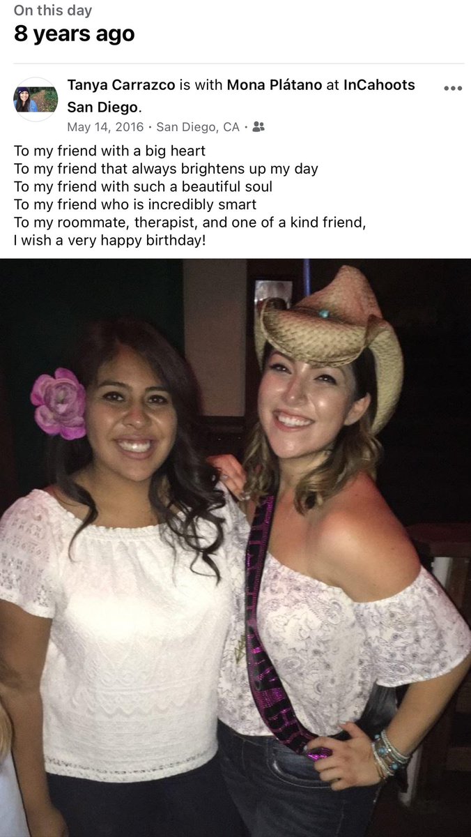 heyimtan's tweet photo. 8 years later and this post is still accurate. Happy birthday, roomie 😘 
@spider_mona https://t.co/743fuMFizl