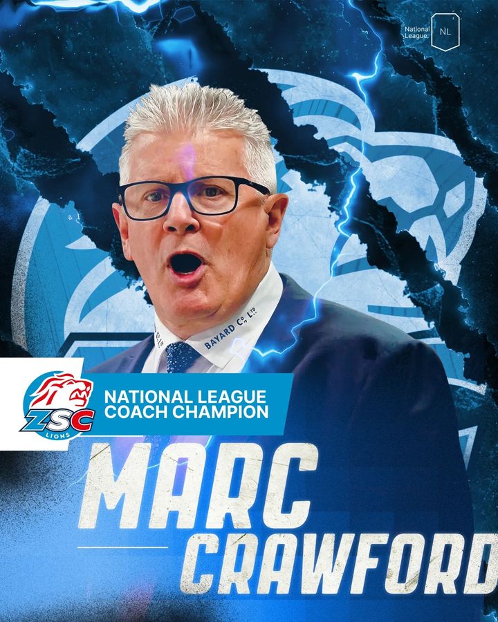 Shoutout to the “Mastermind” 🧠 behind ZSC Lions National League Title : ”Marc Crawford” #nationalleague #thefinals #zsclions