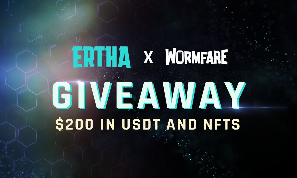 Get set, Erthians! 🚀 Prepare for an electrifying dive into the world of web3 gaming as Ertha and @wormfare team up! 🌐 To kick off this alliance, we're throwing an awesome giveaway packed with $200 in USDT and NFTs! 💰 Don't miss out—just smash those gleam tasks for your shot