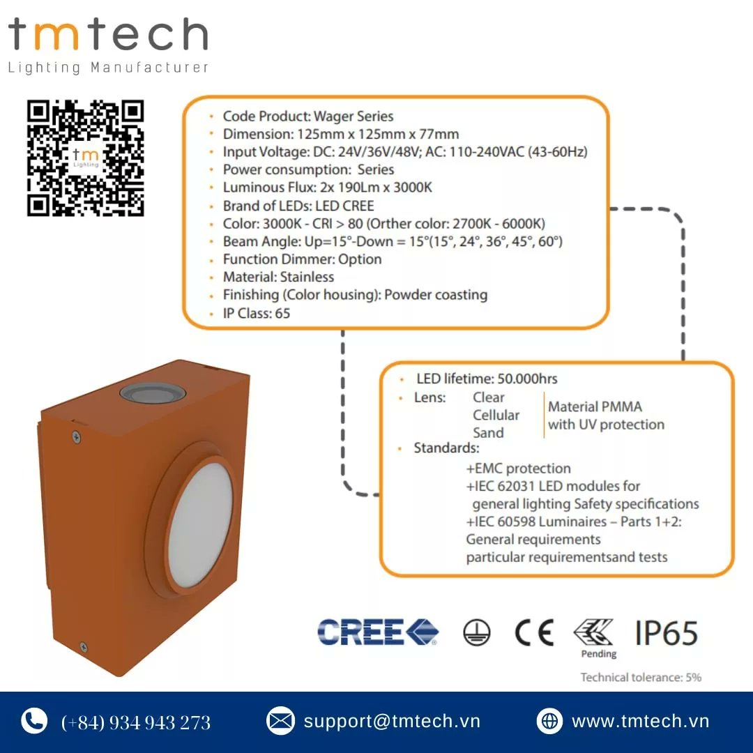 🔆 "WAGER SERIES Wall Lights – The Perfect Combination of Design and Technology"
👉 Discover more: tmtech.vn/products/wall-…
📞 Whatsapp: (+84) 934 943 273
📩 Email: vanhieu@tmtech.vn
#tmtech #tmtechvietnam #tmtechlighting #tmtechmanufacturer #tmtechlamp
#outdoorlighting