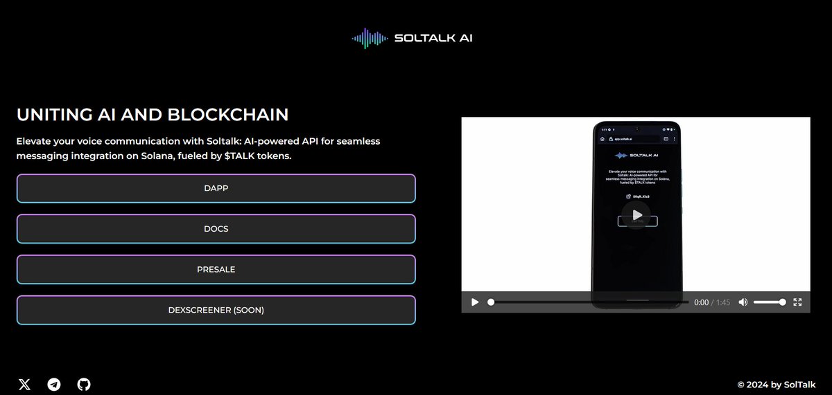 #Pinksale would like to welcome onboard the Soltalk AI team for their #Presale. 👉Here at #Pinksale success is just around the corner, will you make the right choice in Launchpad? 🚀 Check them out below: pinksale.finance/solana/launchp… #SOL #BNB #BTC #Crypto