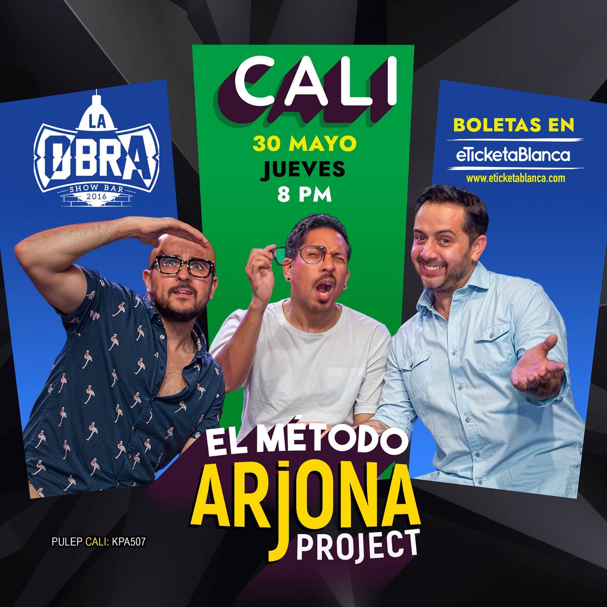frankelflaco's tweet photo. ⚡️CALI⚡️
¡Lo prometimos y lo cumplimos! @elmetodoarjona en @laobrashowbar 😍😍😍
Aforo limitado.
🎟️BOLETAS: https://t.co/BazMyOpwbK
Ayúdennos regando el chisme ❤️‍🔥 https://t.co/up7ykoNypo