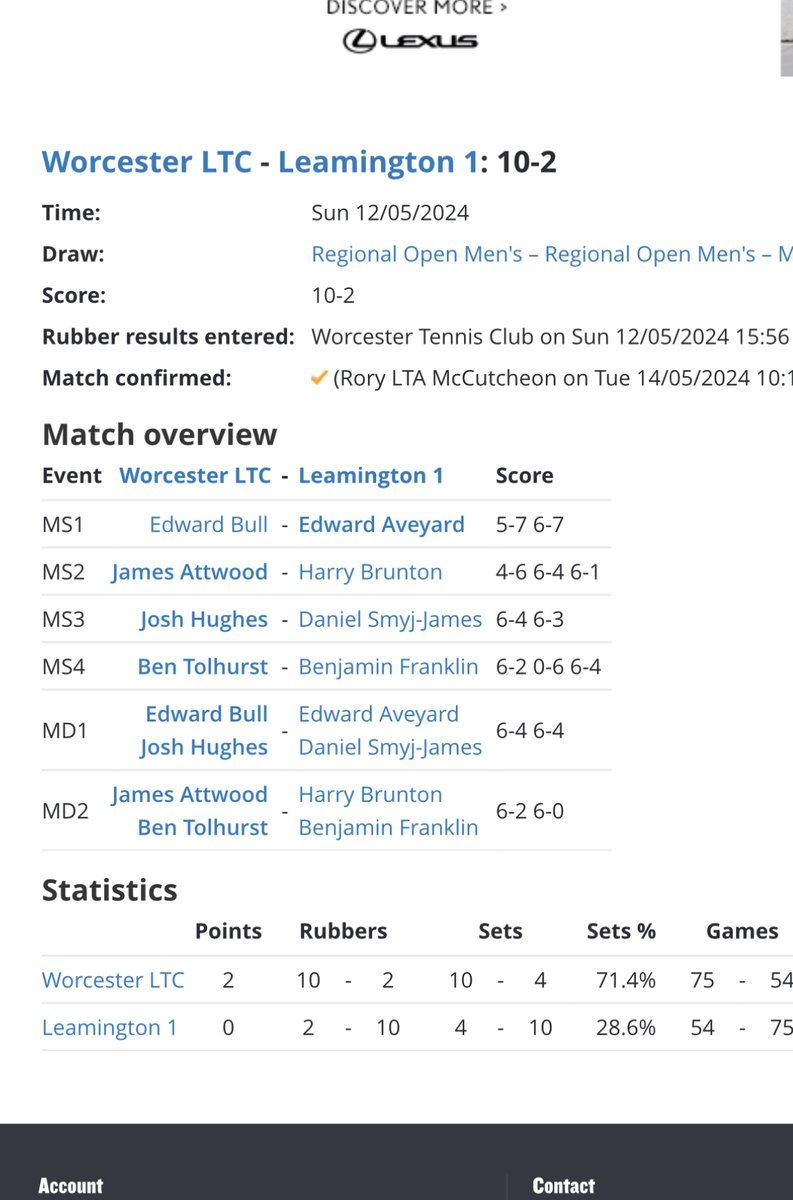 Worcester Lawn Tennis Club tweet media