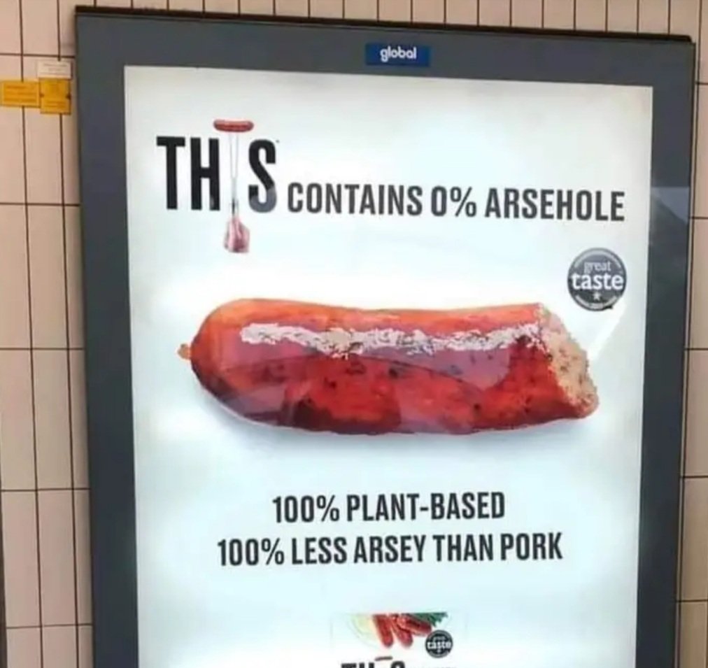 What a brilliant advertising by THIS plantbased foods, no arsing around here!

#plantbasedfoods #advertising #vegan #vegetarian #food #bookmarkquinn #plantbasedfood #veganfoodreview