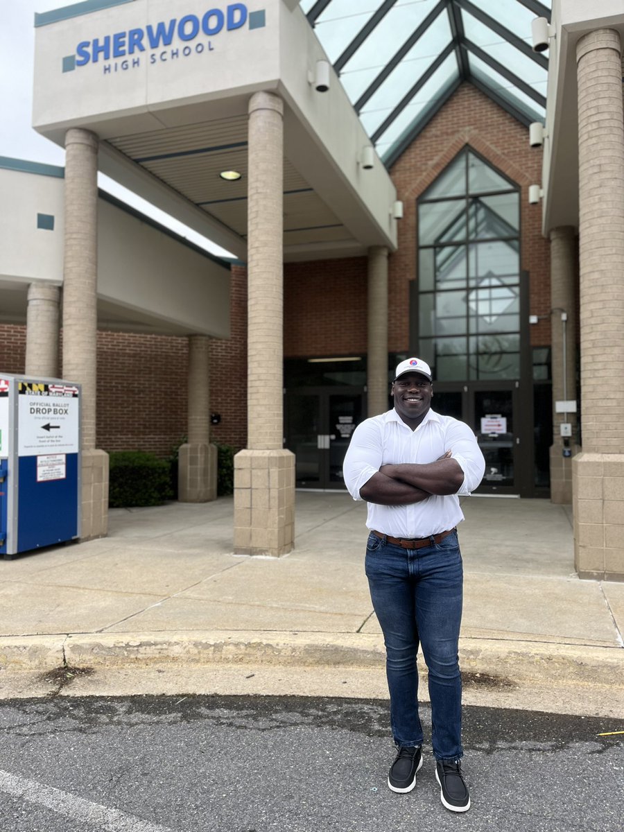 I’m here at my alma mater, Sherwood High School, class of 2013!

I’m calling on Independents, Democrats, and Republicans to coalesce behind a common-sense moderate for the Montgomery County Public Schools Board of Education.

It’s time for a centrist who will prioritize