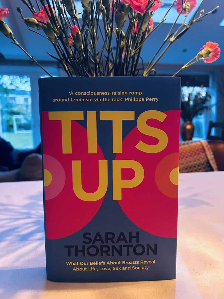 Have you ever seen a more eye-catching cover??? 👀 #TitsUp by #SarahThornton is all about breasts. How we look at them so much but talk about them so little. It’s essentially the history of the boob & sounds absolutely fascinating - and is out now!