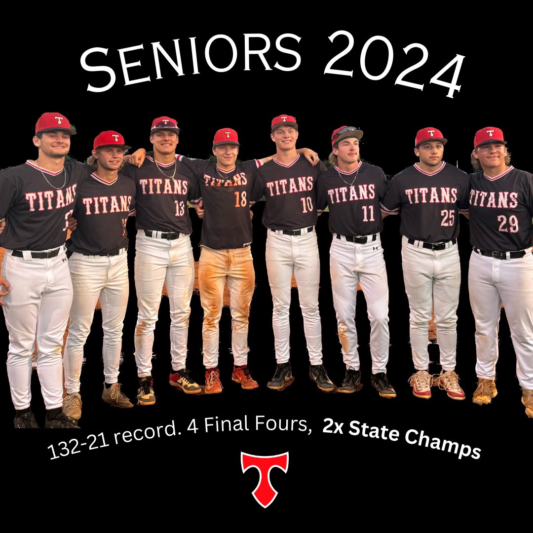 Fantastic group of young men! 4 Final Fours and 2x State Champions in their high school years. Wishing them the best on all that awaits them in the future. #BuiltDifferent #Team44 #OnceATitanAlwaysATitan