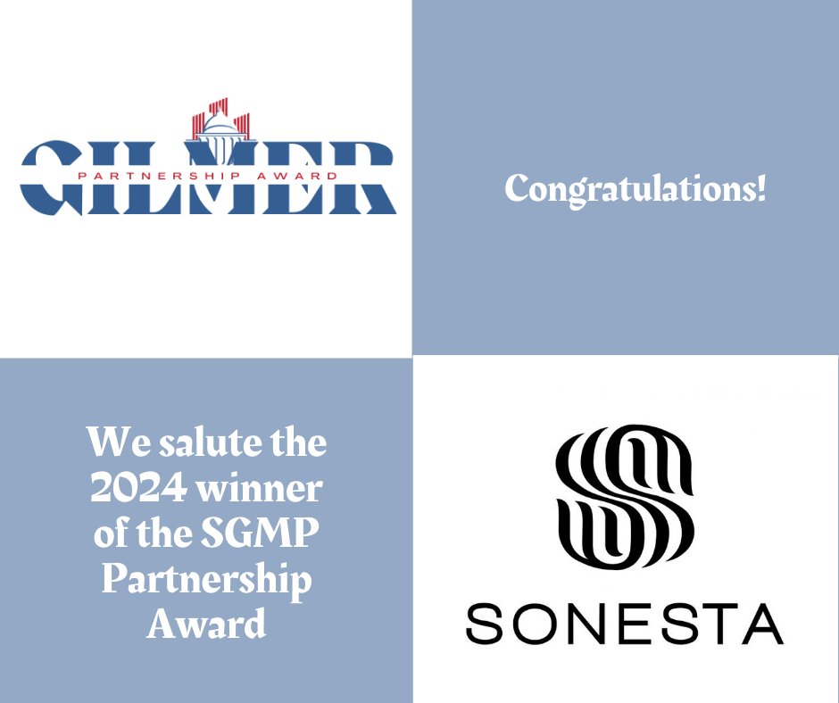 Congratulations to Sonesta International Hotels Corporation on winning this year’s SGMP Partnership Award. We are proud to honor your dedication and service to our association!