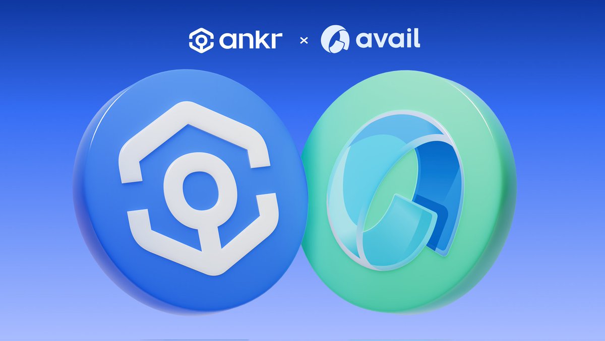 🌀 @Ankr RPC Integration with @AvailProject 

🌀 #Avail is a Web3 infrastructure layer that allows modular execution layers to scale and interoperate in a trust minimized way.

🔽VISIT
availproject.org