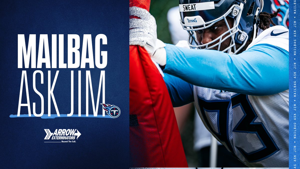 This Tuesday's @Titans mailbag has arrived. READ bit.ly/3UE8IoV