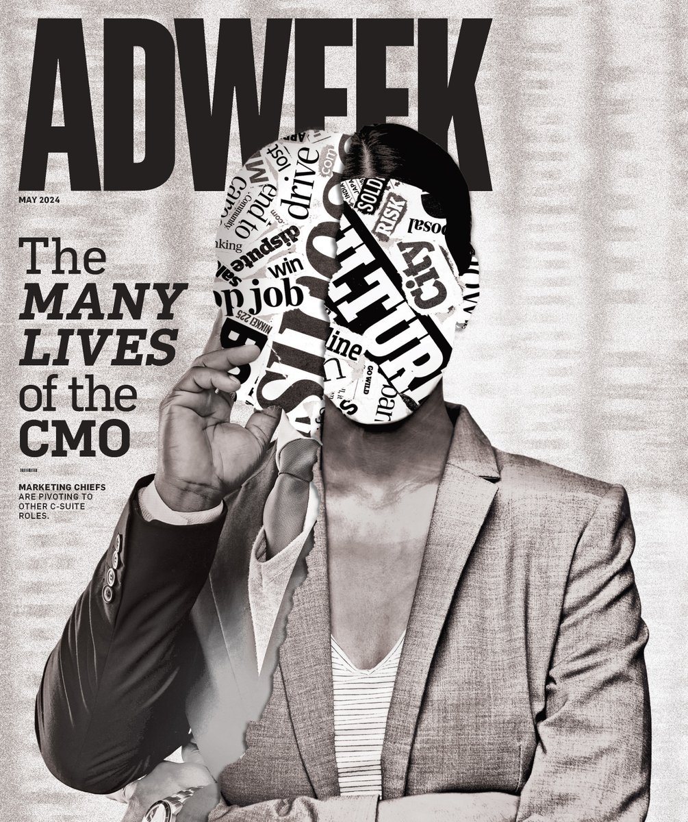 There's been a lot of discussion around the future CMO role. In the last 12 months, we've heard about brands cutting the position and reinstating it.

Today we explore the changing nature of the CMO remit for ADWEEK's May cover story. adweek.it/4an63WB