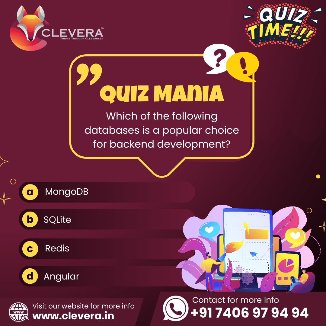CleveraLLP's tweet image. Clevera Bangalore: Tuesday Tech Trivia!
#CleveraBangalore #TuesdayTechTrivia #ITKnowledge #WebDevelopment #ChallengeAccepted #ShowYourSkills