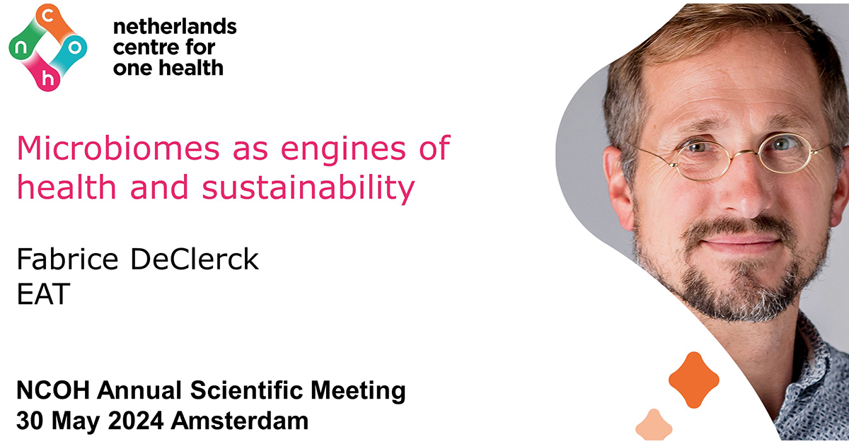 Only 16 days until the @NCOHnl Annual Scientific Meeting at @Amsterdamumc on May 30. Fabrice DeClerck will tell you all about Microbiomes as engines of health and sustainability. Come to Amsterdam, get inspired and register now!

More info here: event.wur.nl/ncoh-asm-2024