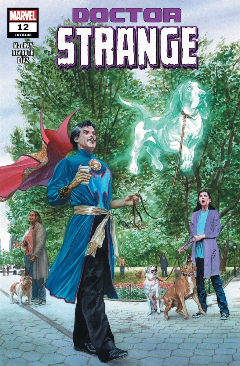 Just a guy walking his dog  #DoctorStrange #NowReading