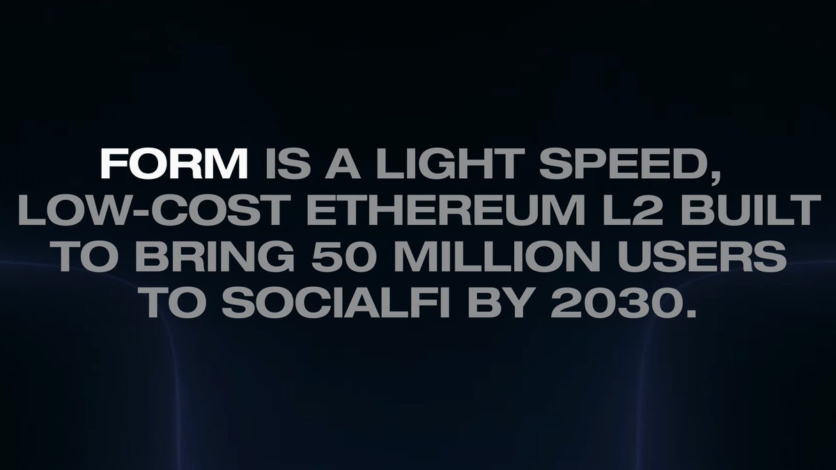 (gmorm) The mission of Form is to integrate bonding curves across online communities and financial systems. Contributors create a framework for SocialFi bonding curves in the crypto ecosystem. These projects will be revealed on Form’s mainnet soon.