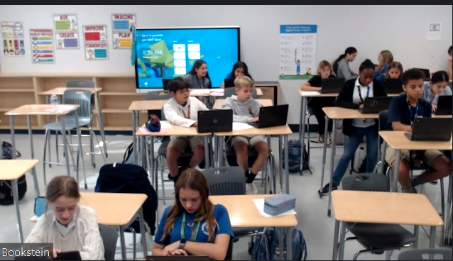 MADLearn's tweet photo. CHECK THIS OUT! 6th graders in Shelley Bookstein's technology class at Addison Mizner School, @pbcsd  are battling it out as they evaluate student-created apps on our MAD-store during @MADLearn's virtual class visit.
#TEACHers #educators @AMSMarlins https://t.co/7ngqh8JWow