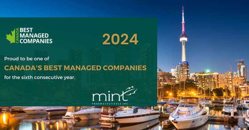6 years in a row, straight from the 6!🙌 Team Mint is excited to be recognized by <a href="/Deloitte/">Deloitte</a> and <a href="/CIBC/">CIBC</a> as one of Canada’s Best Managed Companies for 2024. This recognition is a testament to our incredible team who provide Canadians seamless access to critical medications every day