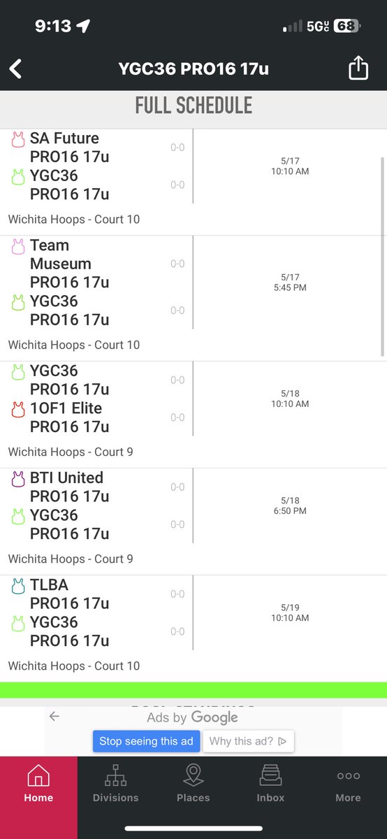 My schedule for the 1st live period with @YGC_Hoops in Wichita Kansas. @CoachKevinDTX @Coach_J_Walk @PRO16League @CoachYeatts @SJBasketball14